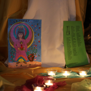 Station zur Heiligen Lucia in der Pfarrkirche Dobl